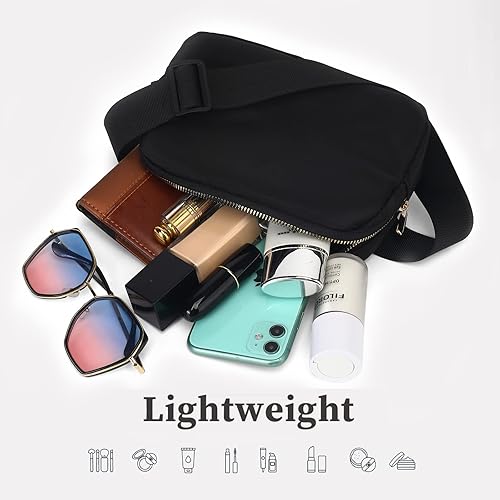 Miniatura 5 de FREETOO - Cangurera con correa ajustable para hombres y mujeres para entrenamiento, viajes, correr, senderismo, ciclismo, uso casual, uso al aire