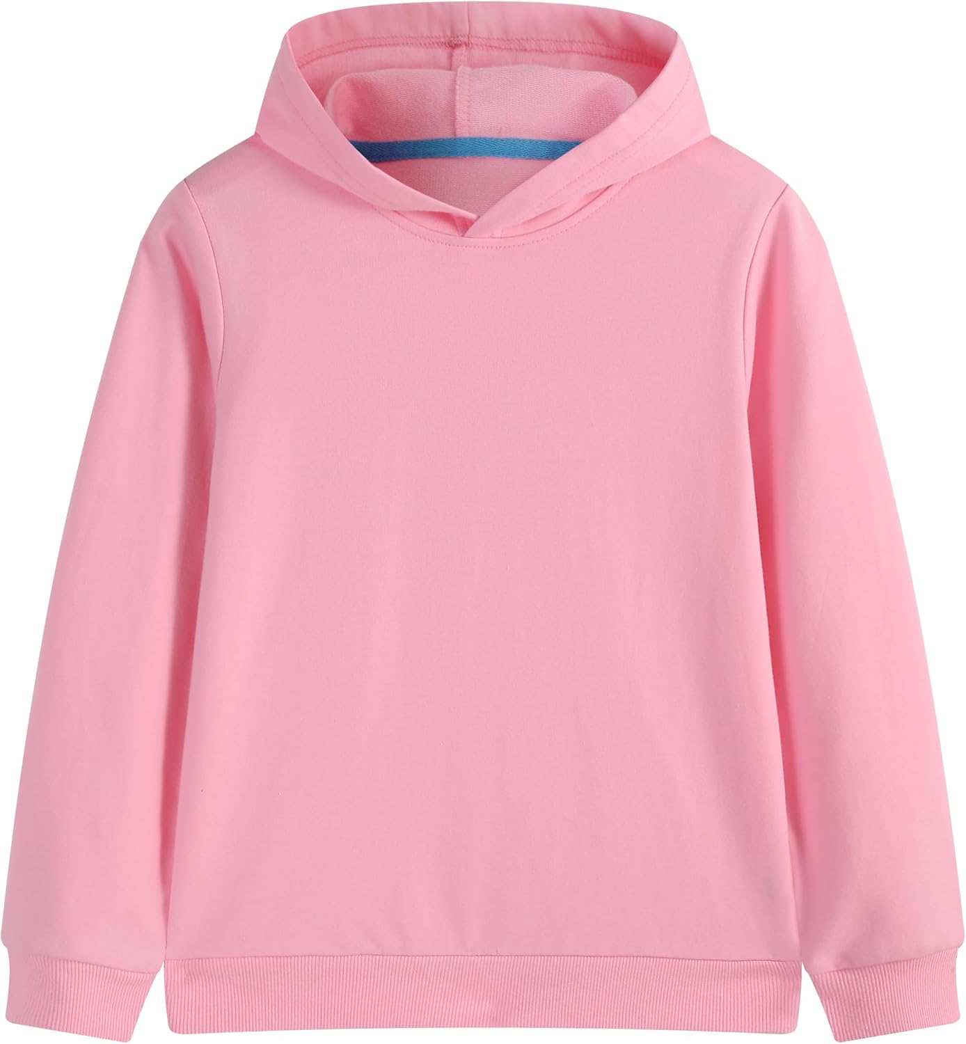 Cotton Kids Hoodie Light Weight Sweatshirt (Thin) Long Sleeve Boys Girls Fall Spring Pullover Clothes for Toddlers