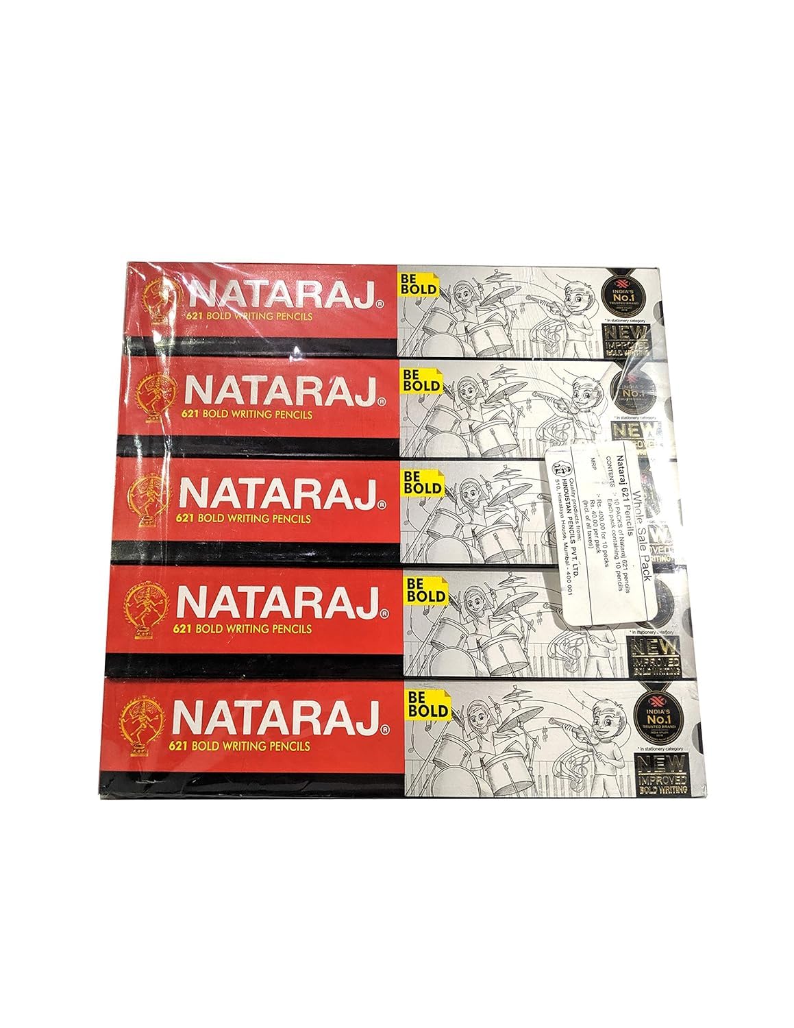 Nataraj 621 Pencils - Pack of 10 -1
