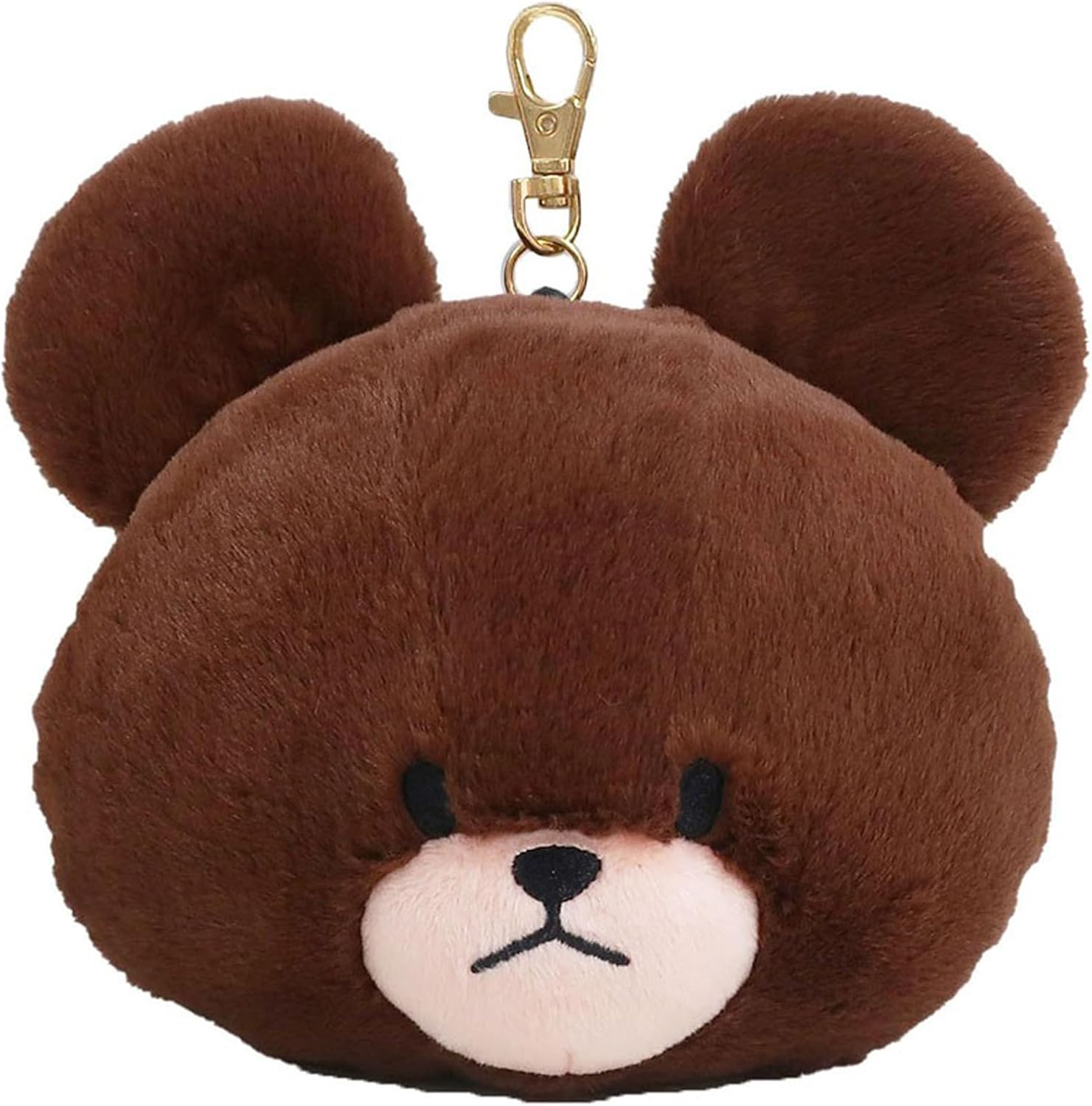 Nakajima Corporation 203014-24 Bear's School Face Pass Case H 5.3 x W 6.3 x D 2.4 inches (13.5 x 16 x 6 cm)