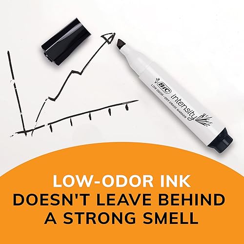 Miniatura 7 de Bic  Marcadores de borrado en seco, Negro 12 unidades