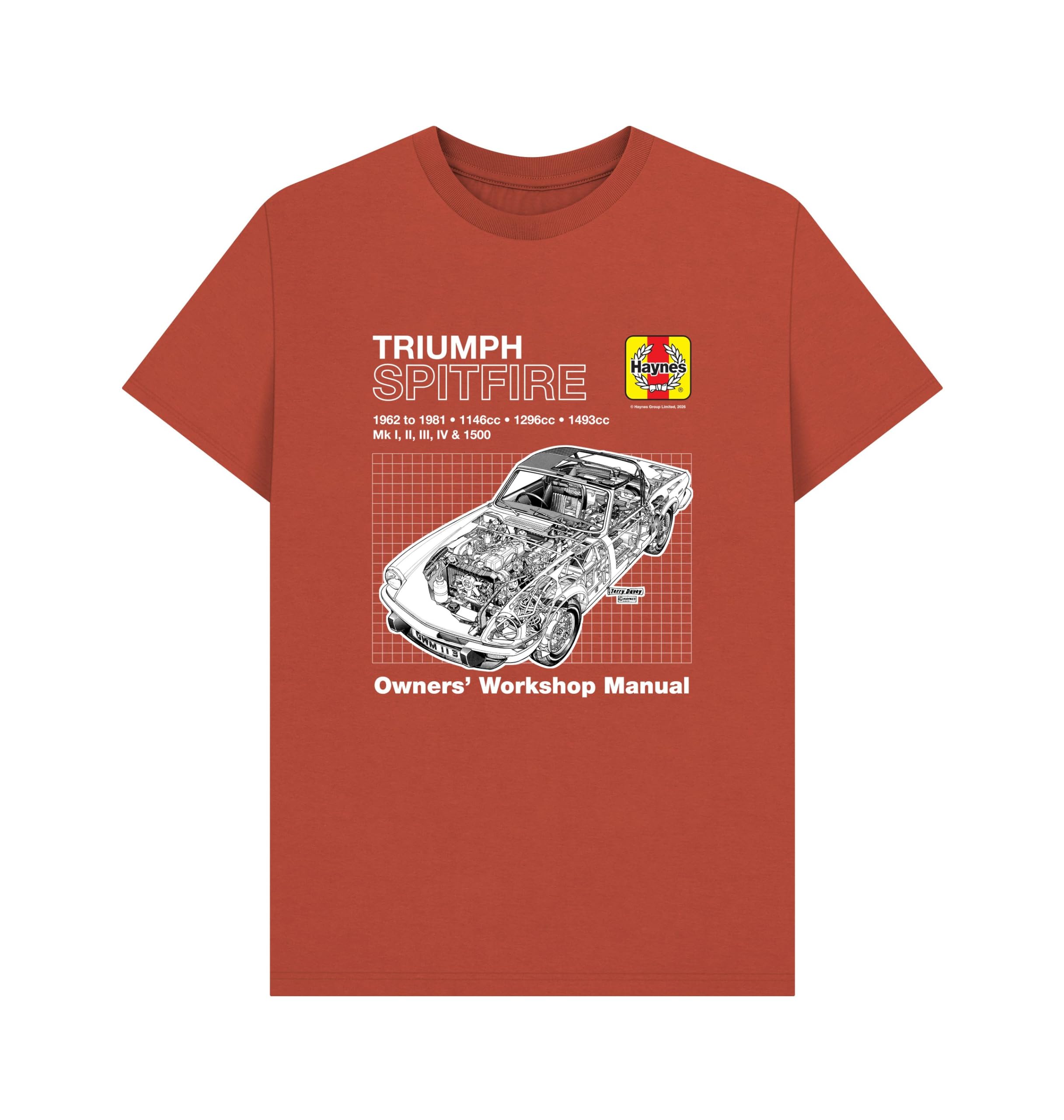 Haynes Triumph Spitfire Owners Workshop Manual T-Shirt