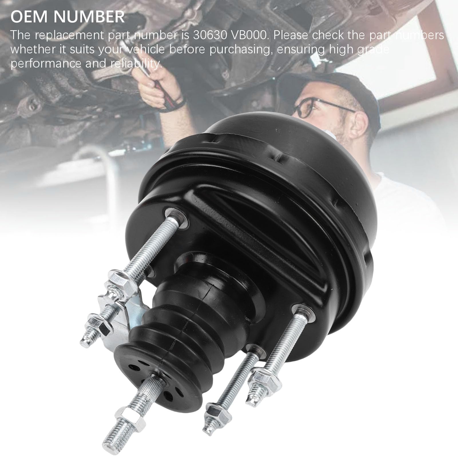 SIXRUN Booster D'embrayage, pour GQ Y60 TB42 TD42 Derv 1988 1997 Composant D'assistance à L'embrayage en Caoutchouc 30630 VB000 Remplacement