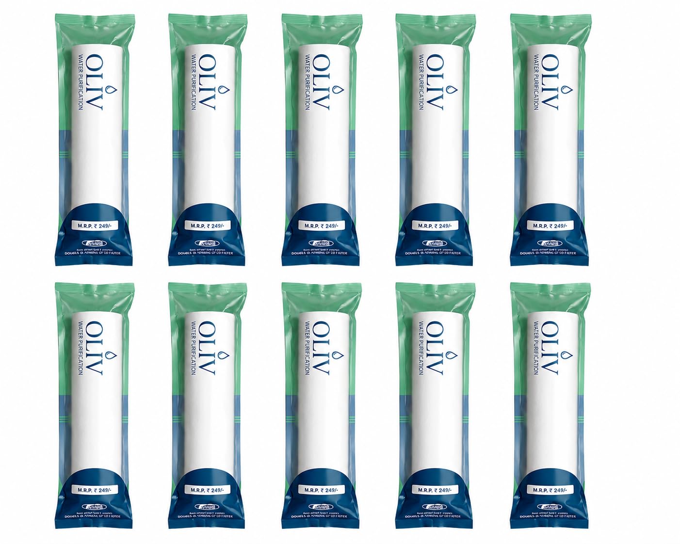 Cyclone Water Purification Cyclone Spun Pre-Filter Cartridge for RO, 10 Inch, Pack of 10-image-24