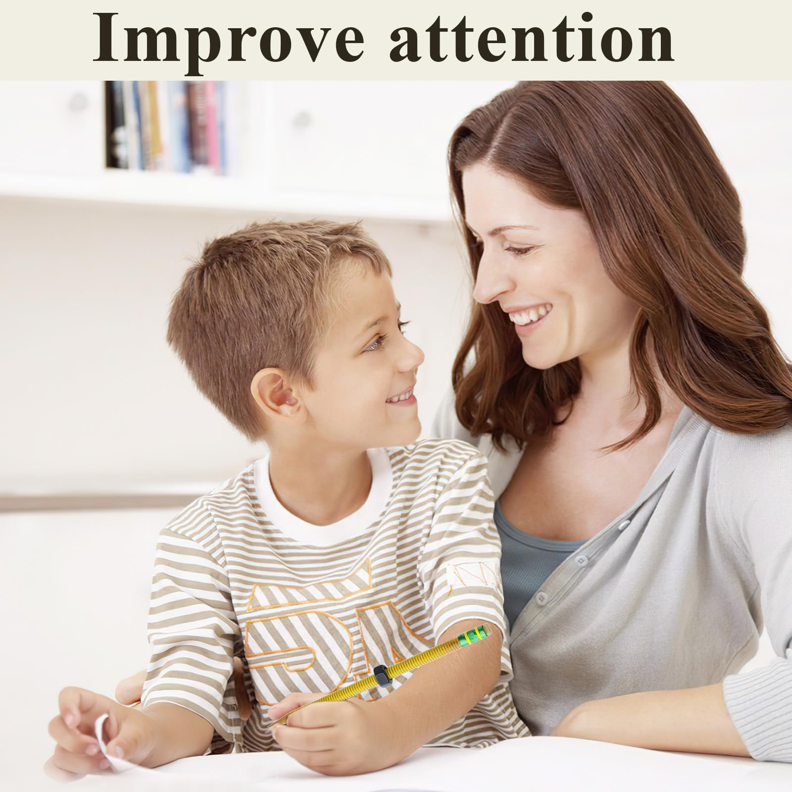 Crayon en bois à filetage focalisé Fidget Écrou à vis Outil d'écriture pour Enfants Adultes Soulagement du stress Jouet anti-anxiété pour l'école le