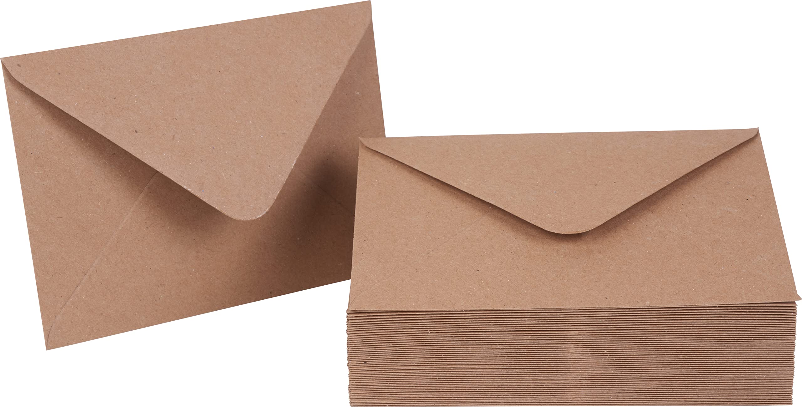 Craft UK 2278 C6 (114 X 162) BROWN KRAFT 110 GSM Envelopes (50 Pack)