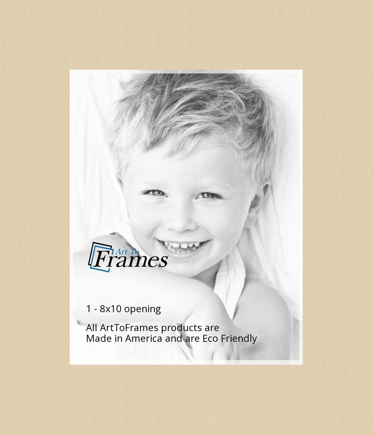 8x10 Seaside / Seaside Custom Mat for Picture Frame with 4x6 opening size (Mat Only, Frame NOT Included)
