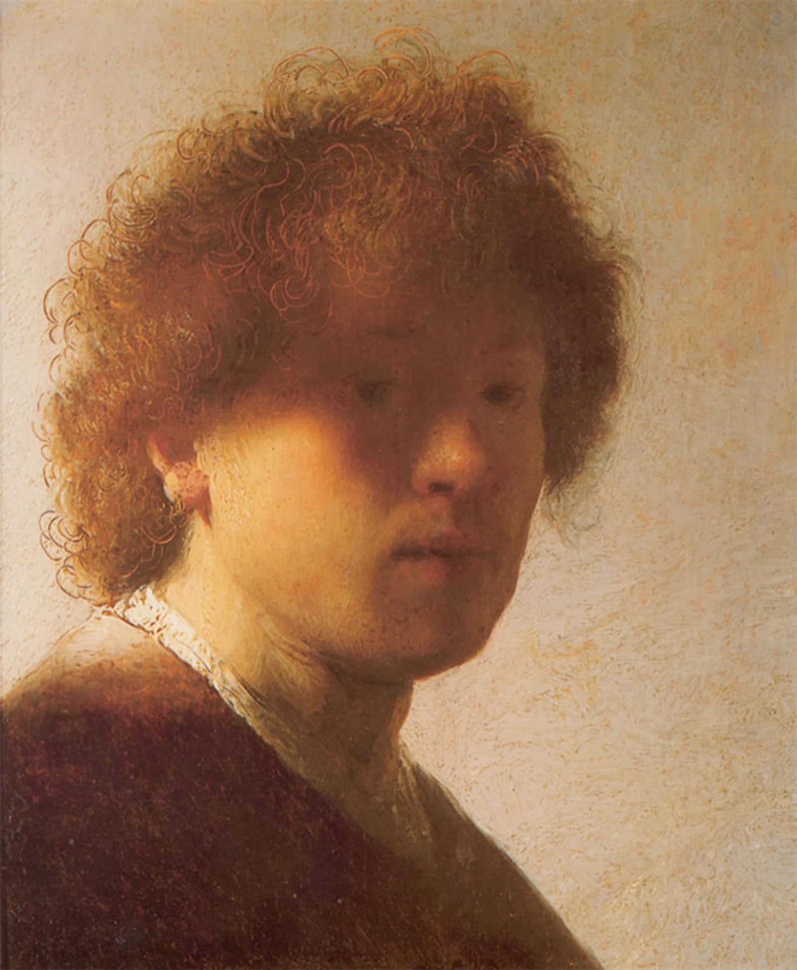 ARTXLXXBN Famous Prints Artwork Pictures Poster Painting Art Self Portrait by Rembrandt Artwork Landscape Pictures for Home Decor 60x90cm
