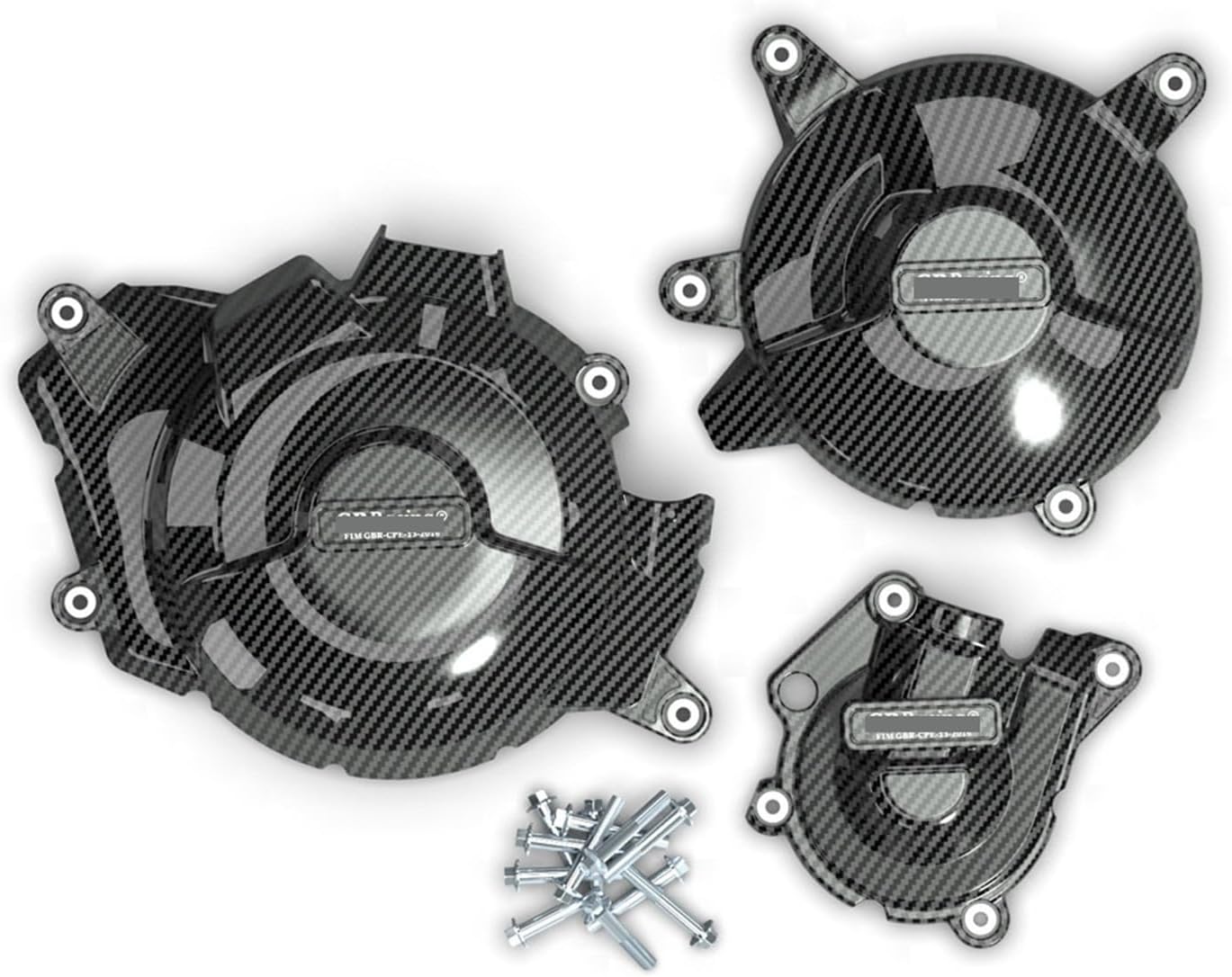 Engine Protective Cover, Motorcycle Anti Fall Edge Cover Compatible With BMW F750GS 2019-2023、F800GS 2024、F850GS 2019-2023、F900 R/XR/GS/GSA 2020 AND 2024(Carbon fiber texture)
