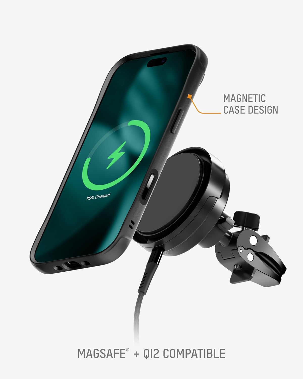 Mous for iPhone Air Case, Compatible with MagSafe - Limitless - Protective Black Leather Cover for iPhone Air - Shockproof, Full Camera Protection, Anti-Scratch Back, Black - Image 6