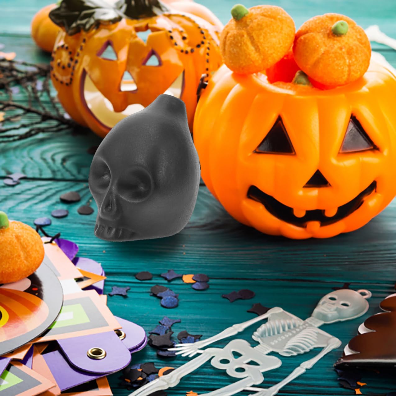 BESPORTBLE Todespfeife Totenkopfpfeife Halloweenpfeife Totenpfeife Geisterkommunikation elektrische Zahnbürste Kostüm Abs schreiende Pfeifenstütze Party- -Pfeife Keramik Black