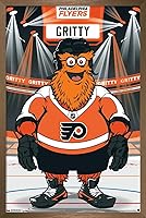 Vista 13 de Trends International NHL Philadelphia Flyers - Póster de pared Gritty 19, 22.375 x 34 pulgadas, versión sin marco
