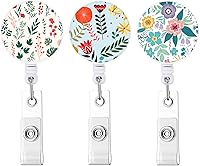 Vista 11 de Carrete retráctil para tarjetas de identificación con clip de cocodrilo resistente para nombre de enfermera, carrete decorativo para tarjetas