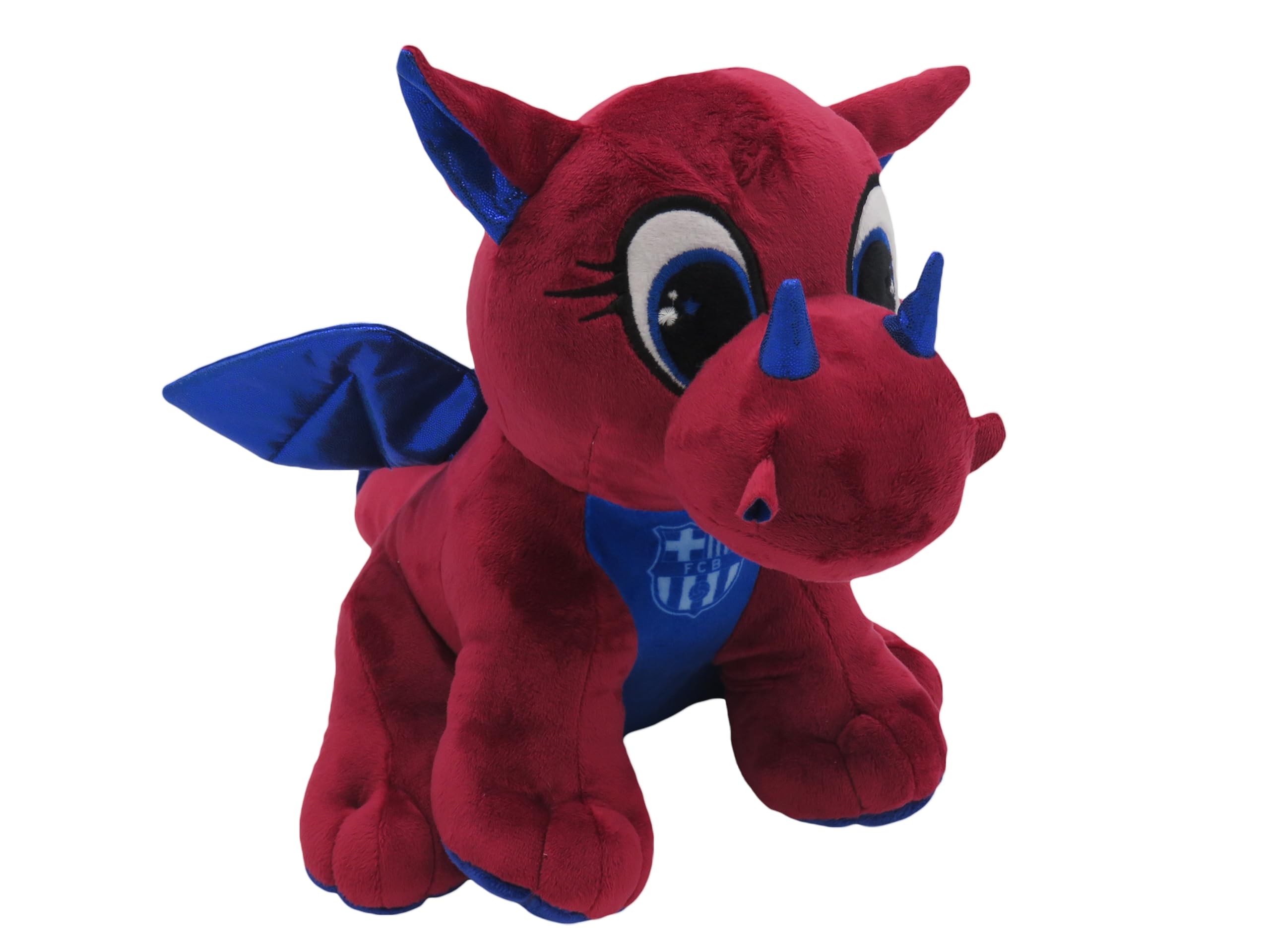 CyP Brands- FC Barcelona, Muñeco de Peluche, Dragón, 25 cm, Color blaugrana, Producto Oficial — view 2