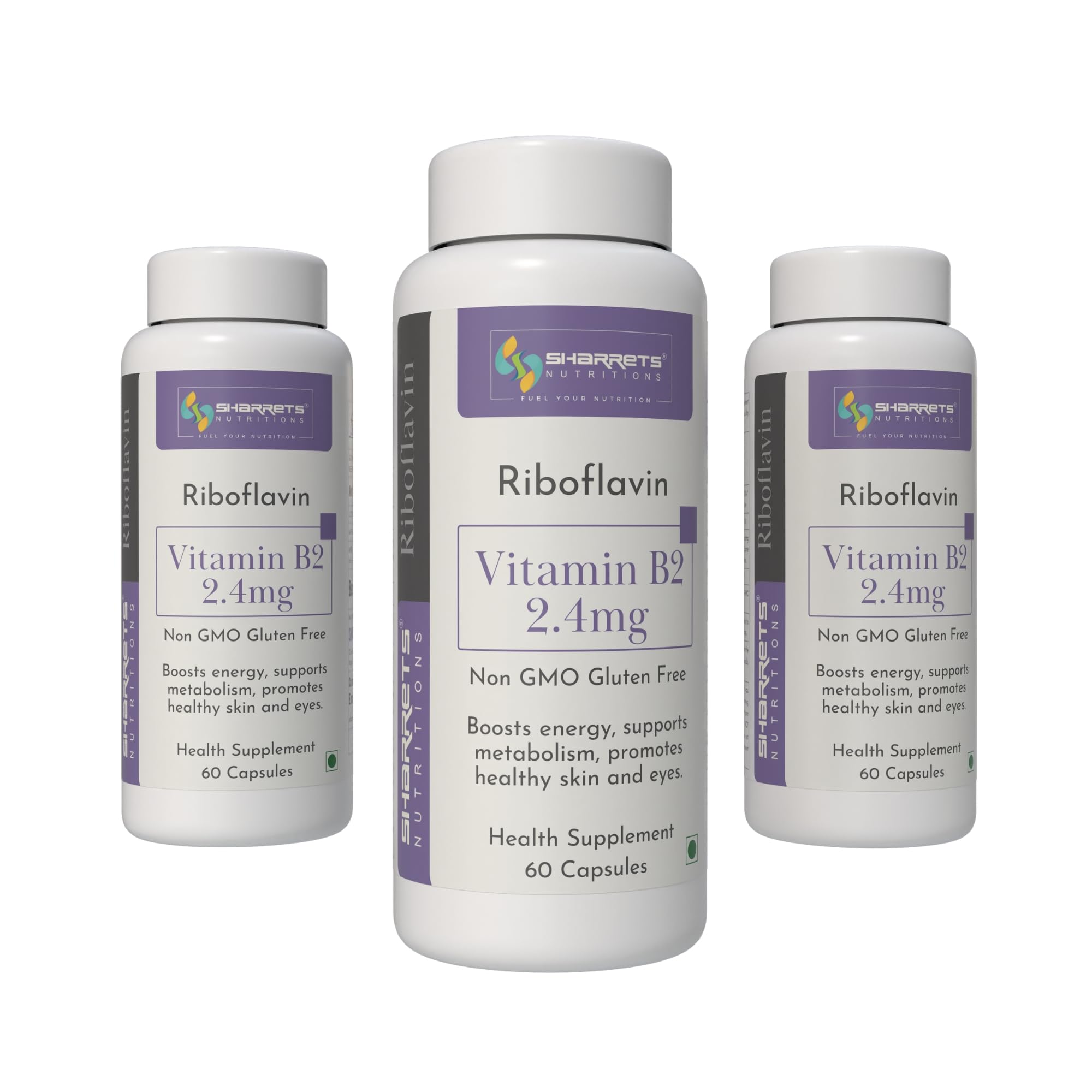 Sharrets Vitamin B2 Riboflavin supplement " For Energy Support & Healthy Skn" 3 x 60 Capsules (B0CFV8KZ5K) Amazon Price History, Amazon Price Tracker