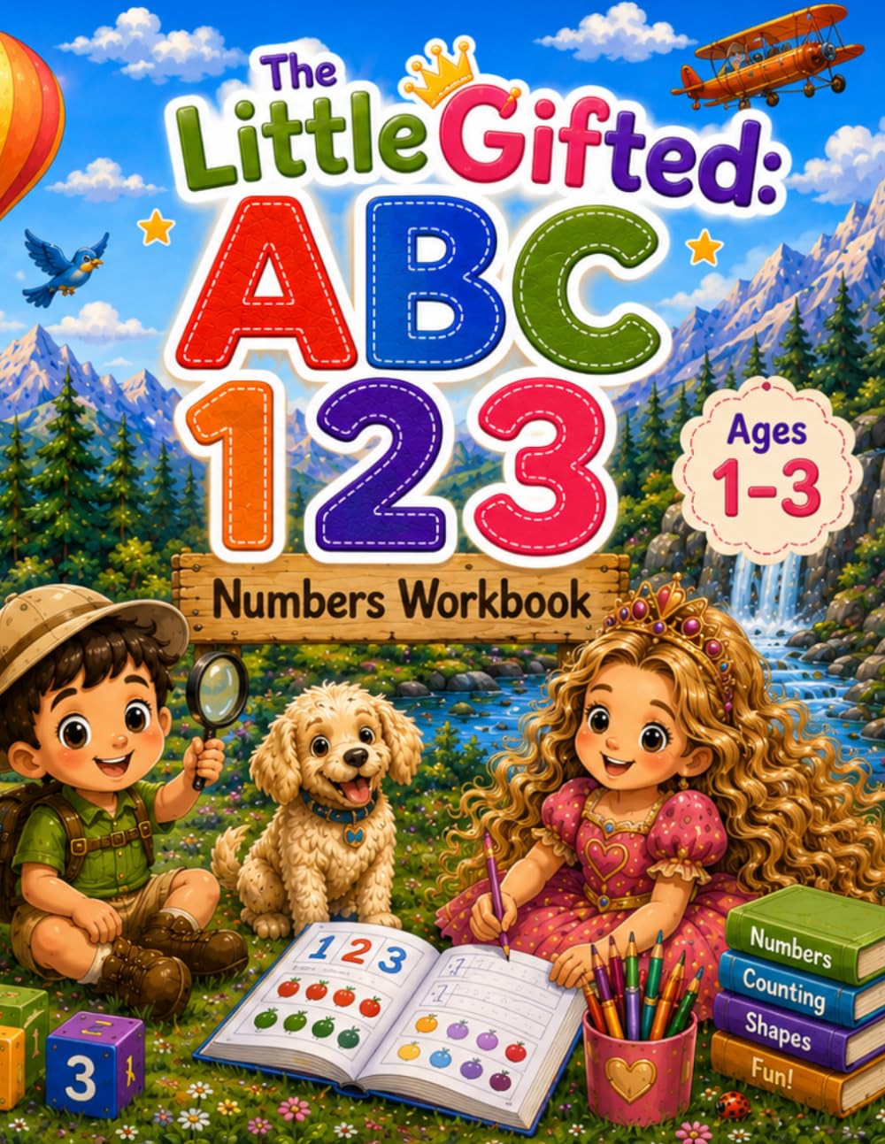 The Little Gifted: ABC 123 Numbers Workbook