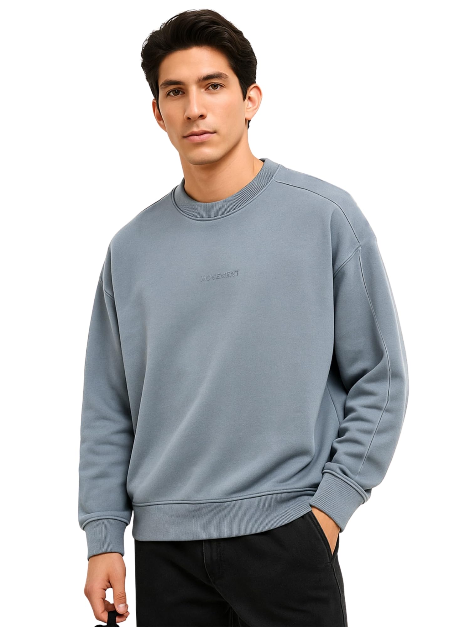 maniac || Mens || Solid || Round Neck || Full Sleeve || Cotton Fleece || Sweatshirt-picture-19