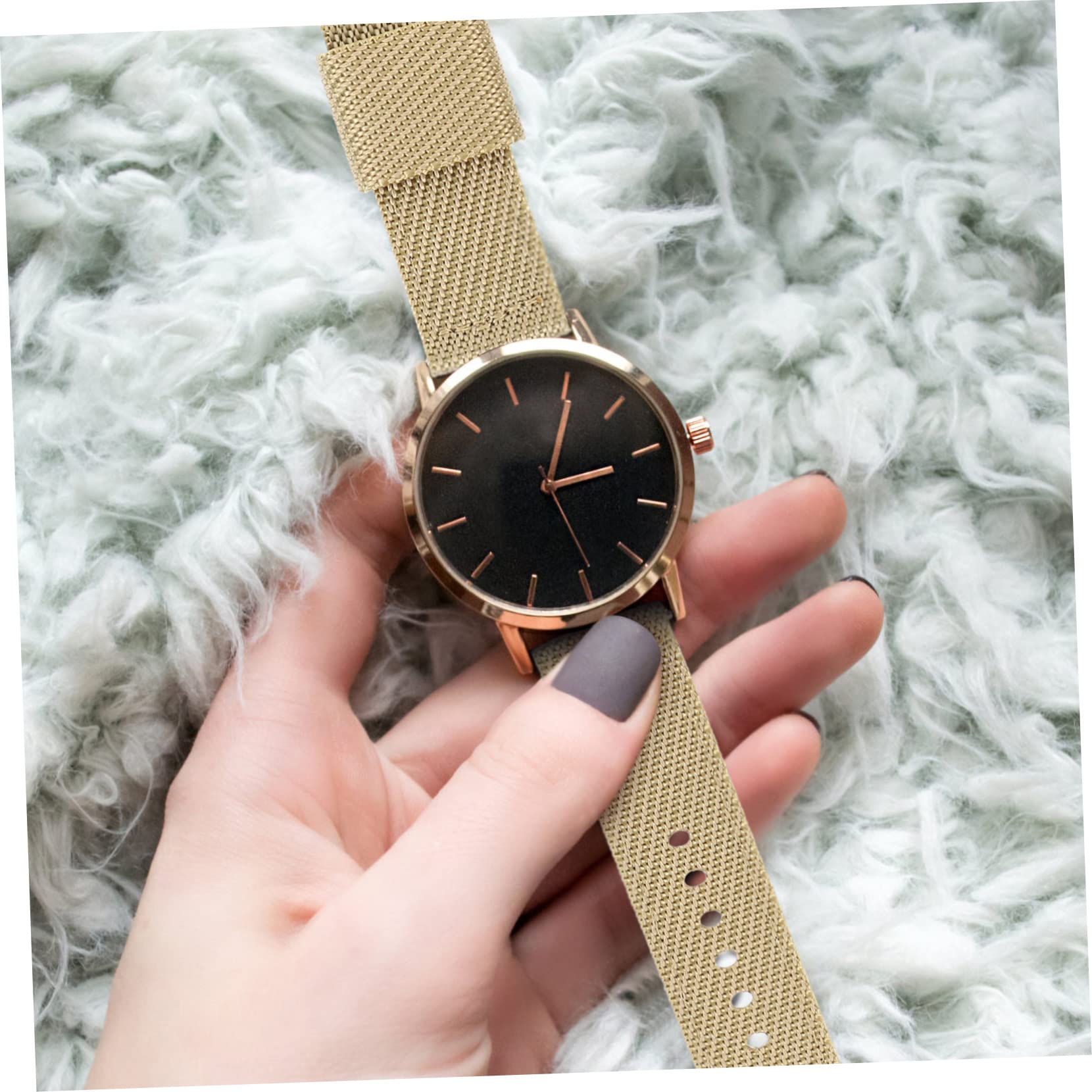 Uonlytech 2 Pièces Bracelet En Nylon Bracelet De Montre Pièces De Montre Remplacement De Bracelet De Réglable Bracelets De Pour Femmes Homme Composant Boucle Acier