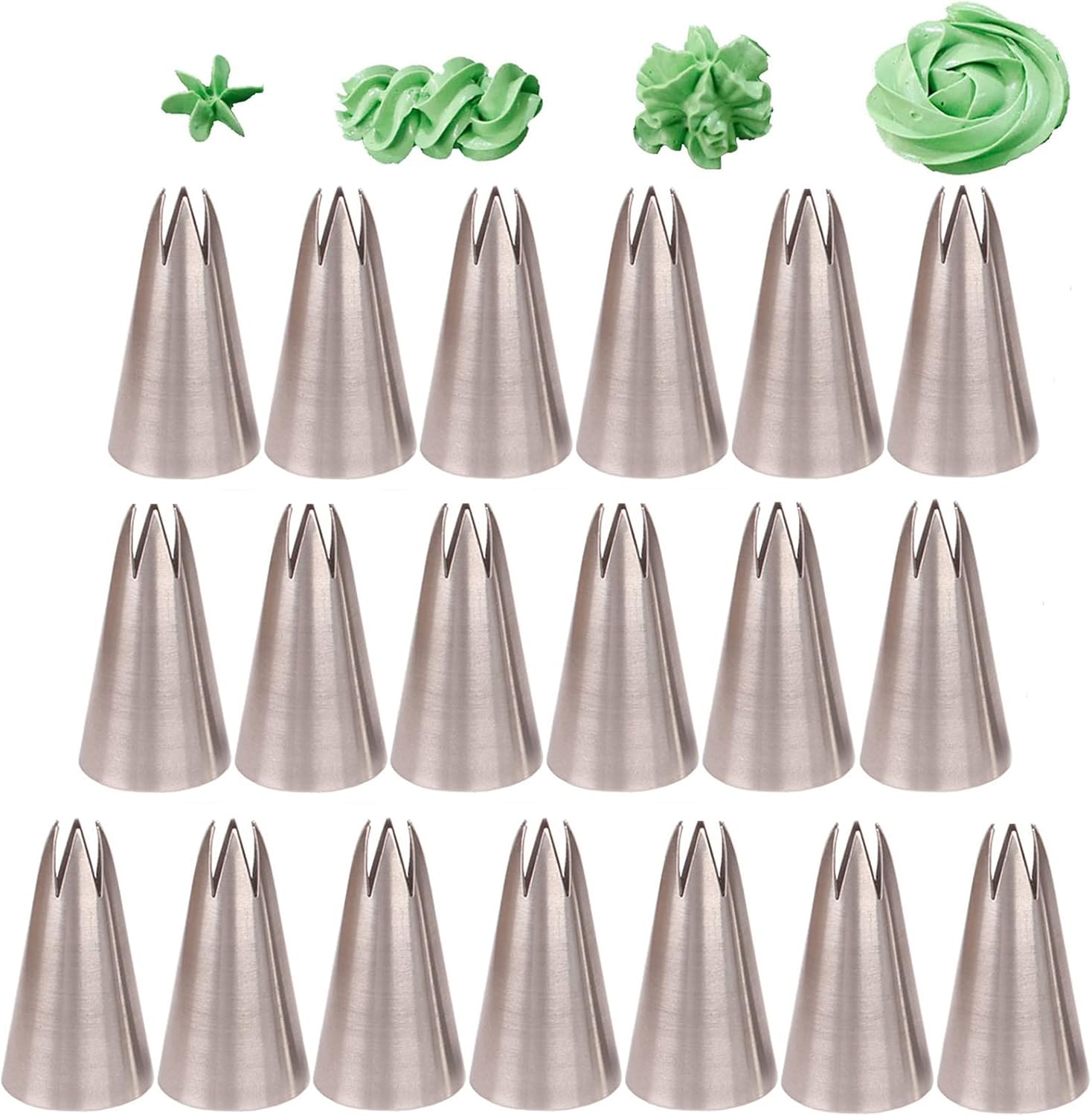 1M Piping Tip Large,Bulk 1M Icing Piping Tips for Cake