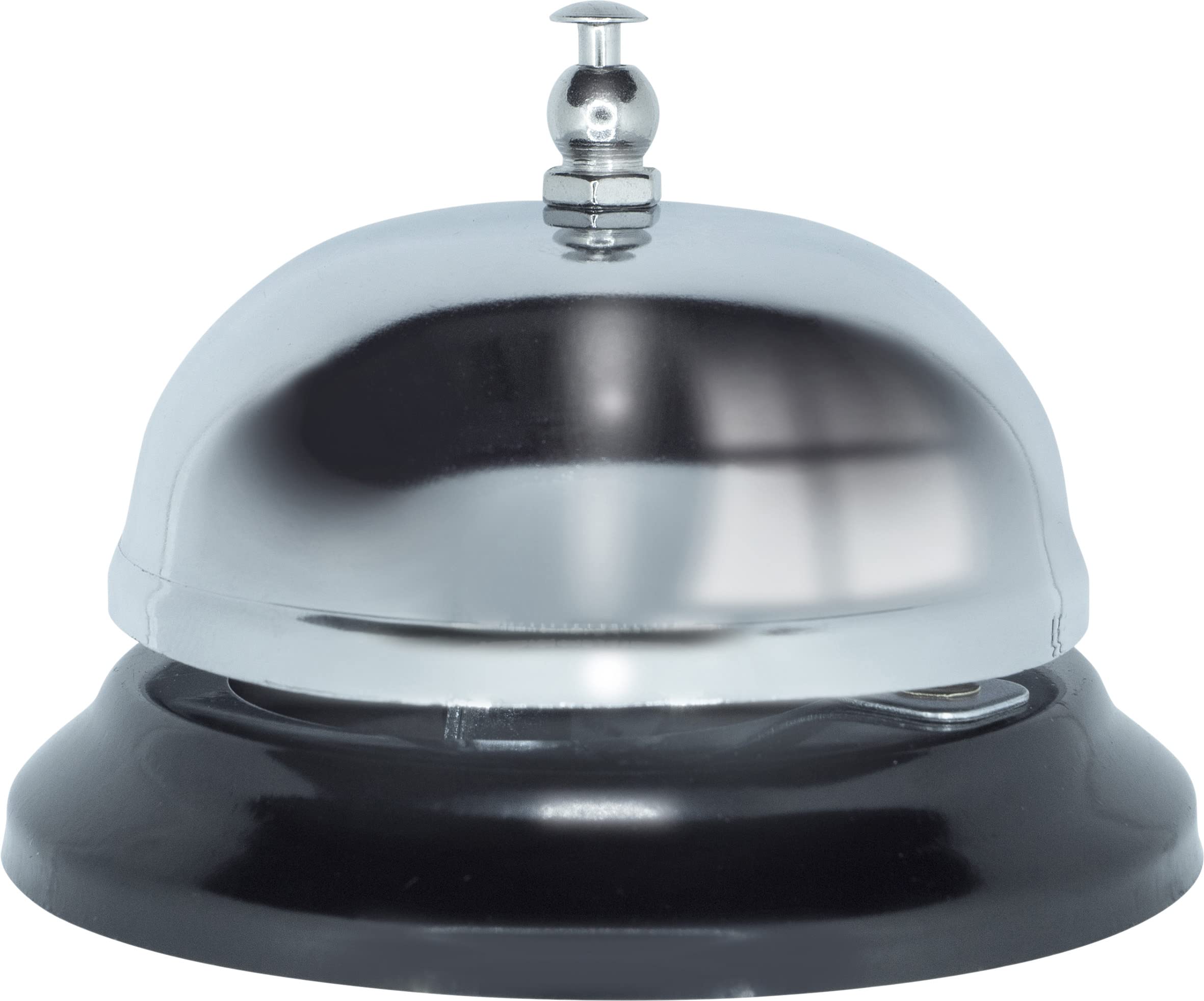 St Helens Home & Garden Chrome Service Desk Counter Kitchen Bell With Loud Clear Crisp Ringer For Use For Calling Receptions, Waiter, Attendant, In Schools, Concierge, Kitchens, Shops, Take Aways