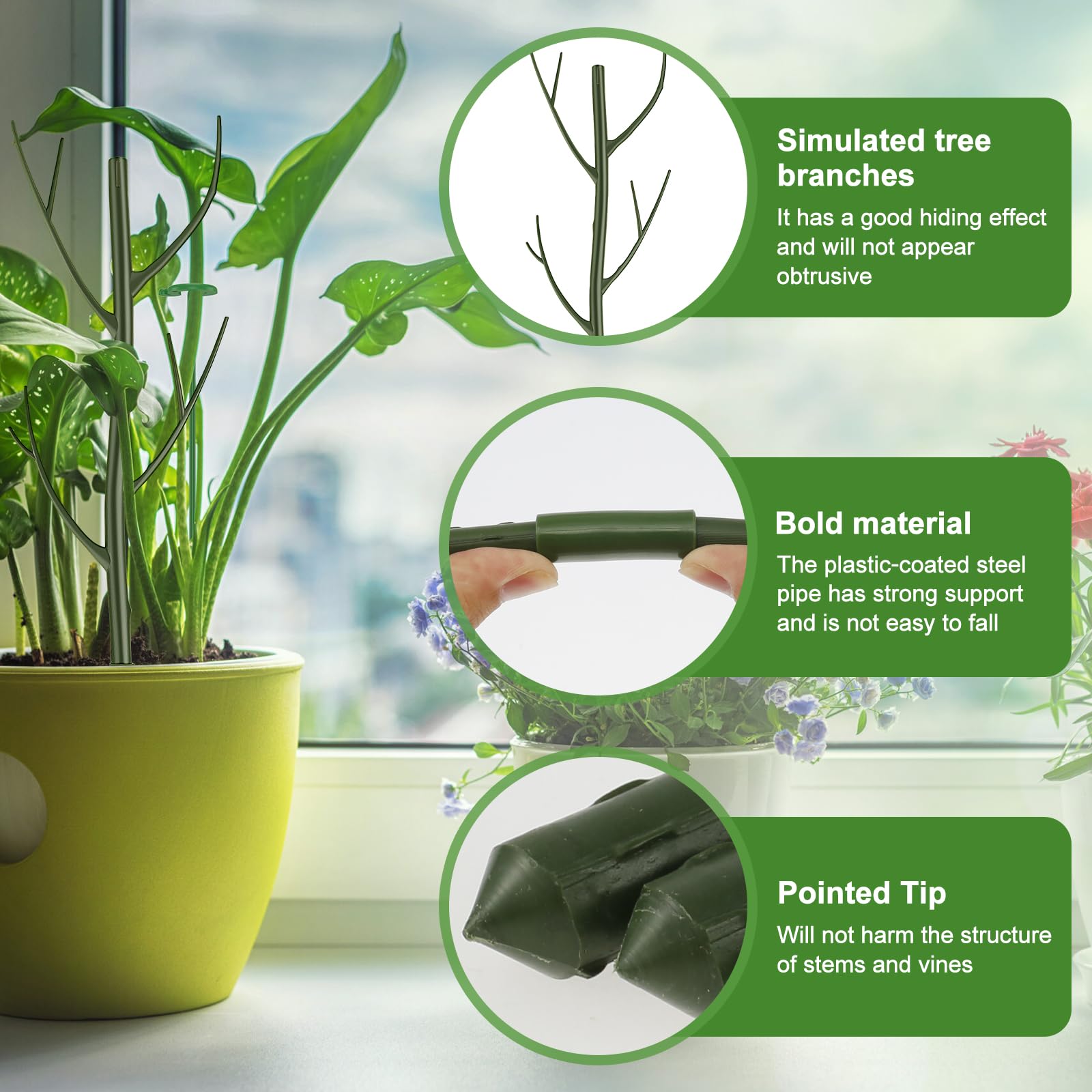 Piantacanne Per Orto E Giardino - Utensile Per Piantare Canne, Paletti E Tondini Fino A 40 Mm Di Diametro - Foto 4