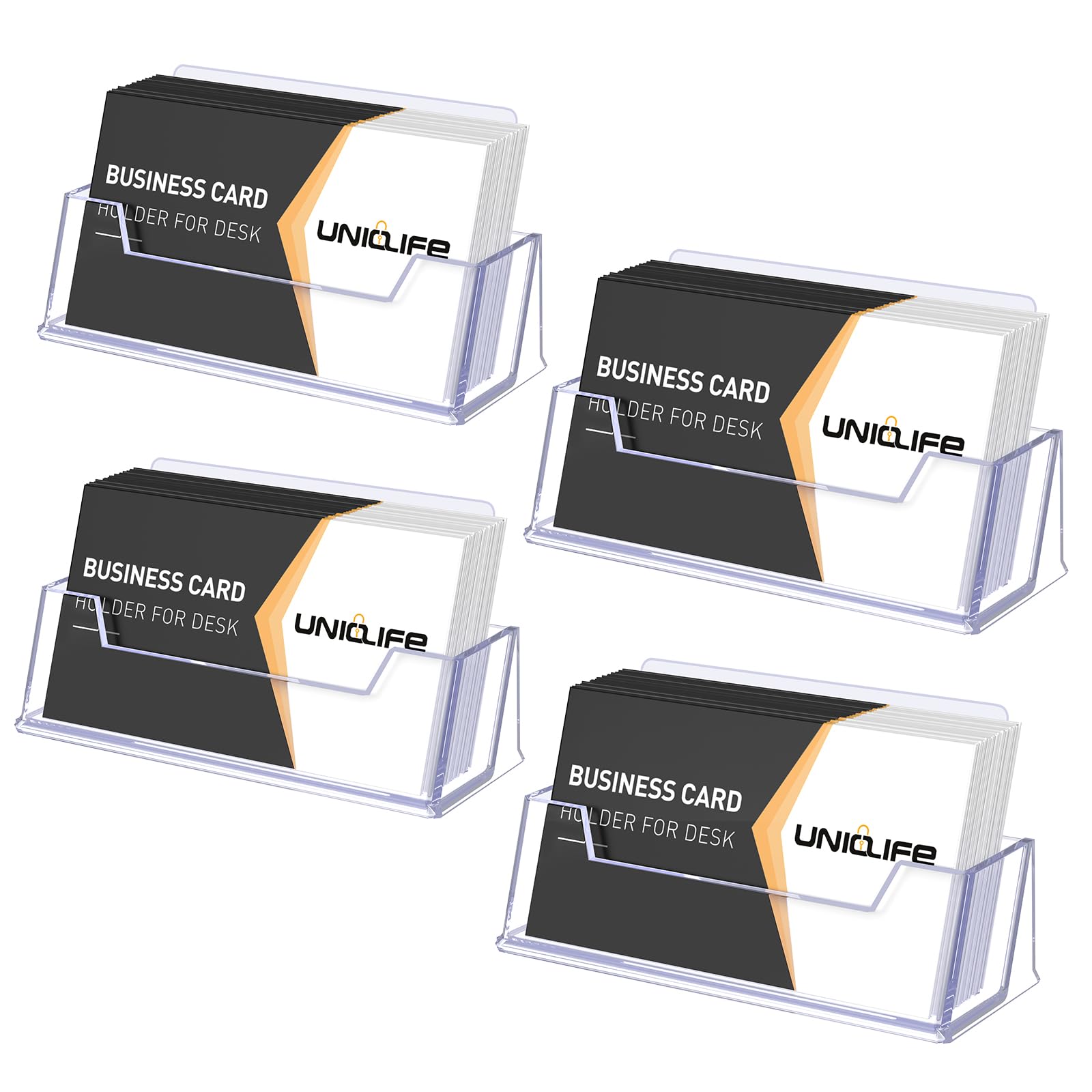 Acrylic Business Card Holders - 2 Pack -8 Acrylic Business Card Holders - 2 Pack -8