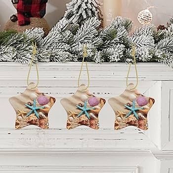 貝殻　ヒトデ　星　クリスマス　飾り　オーナメント　ガーランド　流木　もみの木 貝殻 ヒトデ 星 クリスマス 飾り オーナメント ガーランド 流木
