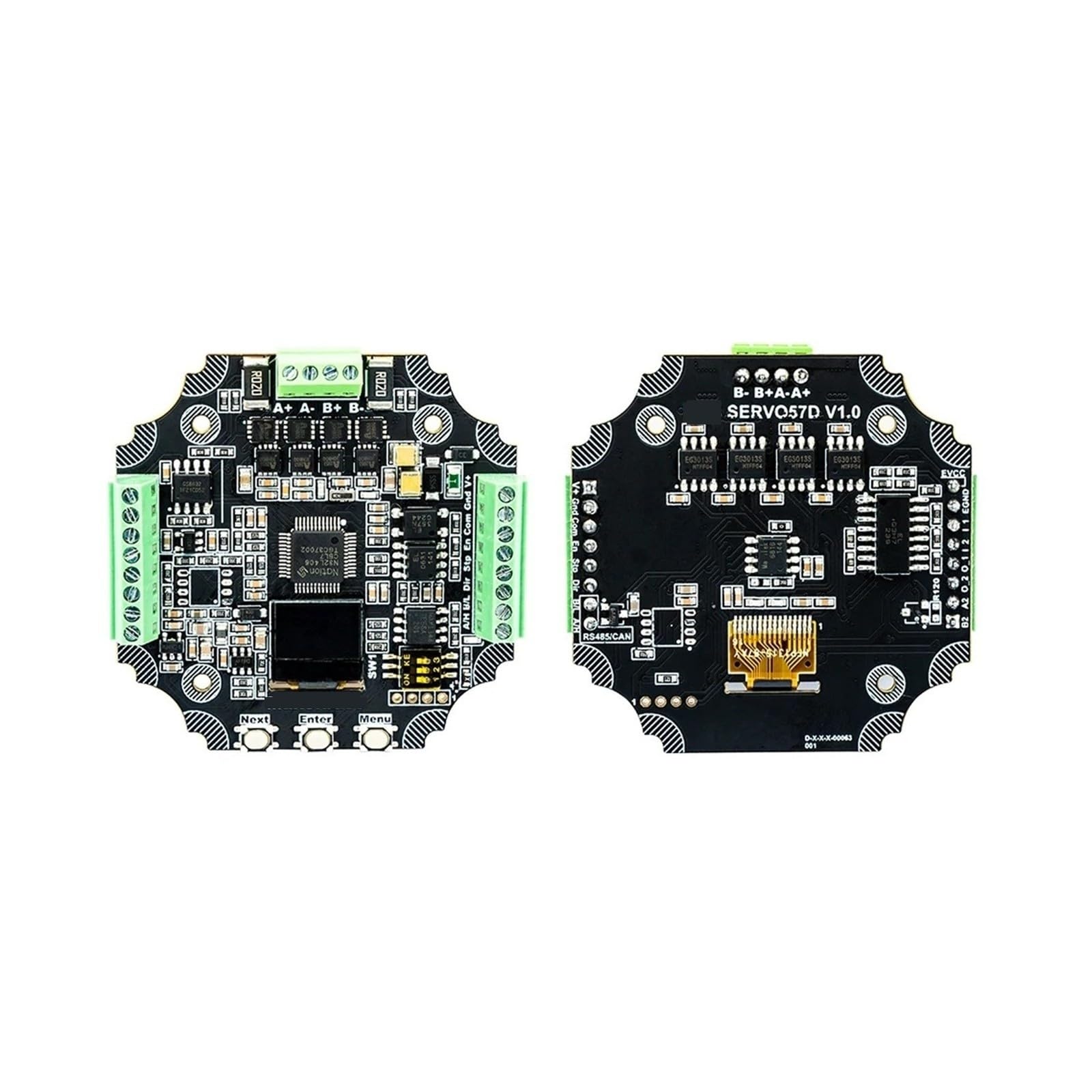 Aixinong1 SERVO57D PCBA NEMA23 Sterownik krokowy z zamkniętą pętlą Drukarka 3D Gen_L FOC Cicha(SERVO57D 485Plug MB)