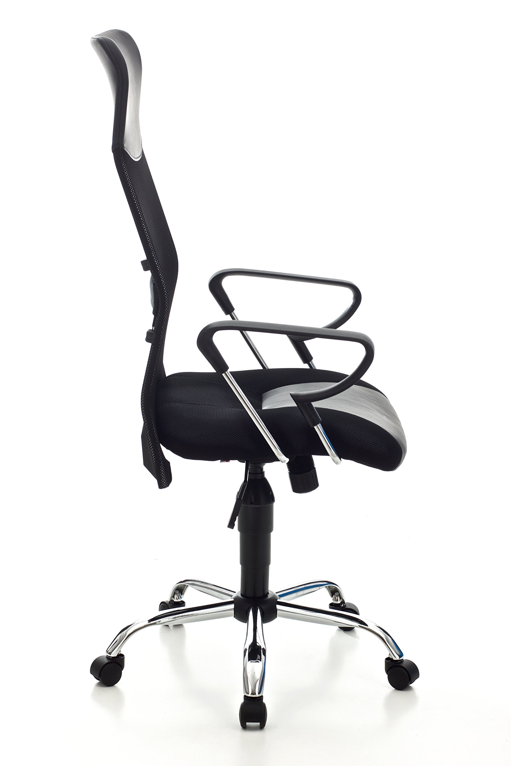 Myoffice Corners Greta Poltrona, Poliuretano, Nera, 62x62x129 cm