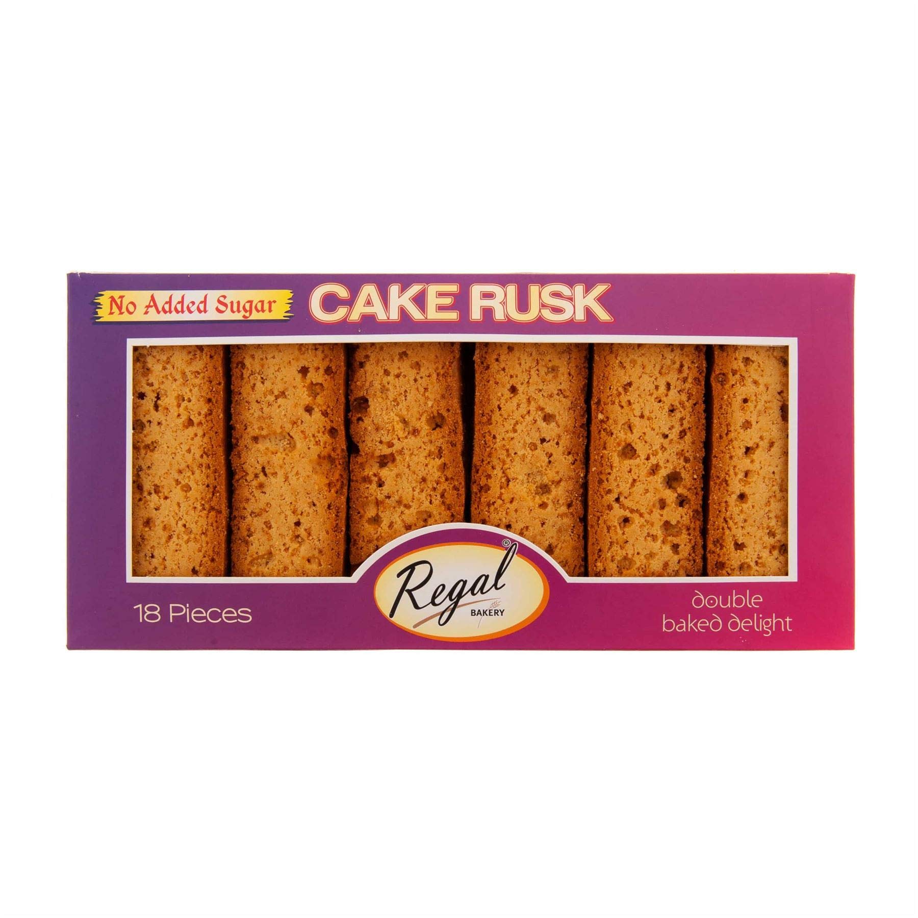 Regal Bakery Cake Rusk - No added sugar - 18 pieces
