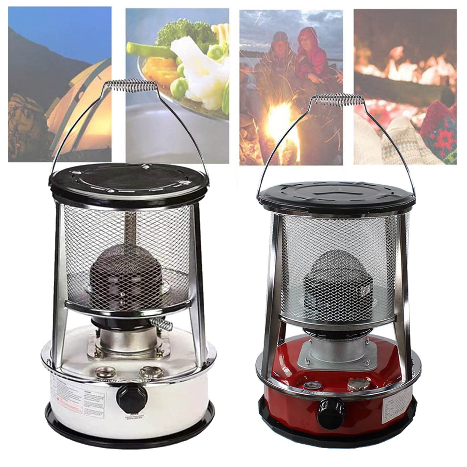 Amazon.com: Lnder Lightweight Kerosene Heater Stove 2 in 1 Household Oil  Heater Heating Cooking for Ice Fishing Hiking Hunting Survival Patio  Emergency Burner Stove (Size : 4.6L/Red) : Home u0026 Kitchen