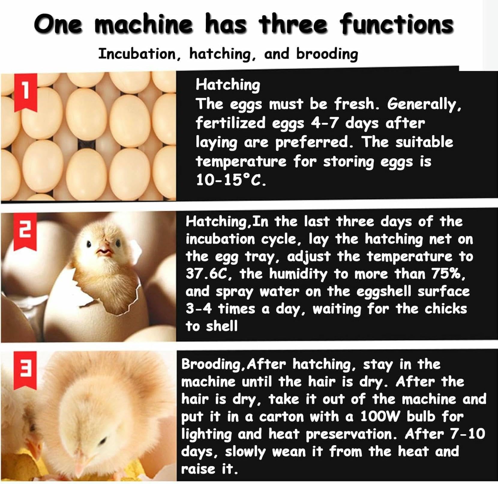 Incubadora De 136/204/372/340 Huevos con Volteador AutomáTico Y AdicióN AutomáTica De Agua, Control De Humedad Y Temperatura, FuncióN WiFi, Osciloscopio Integrado, para Aves De Corral 272Eggs