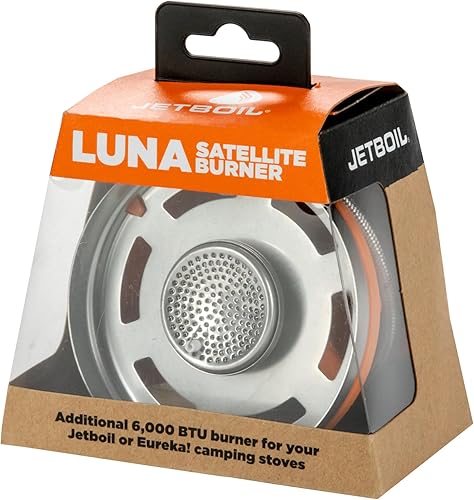 Miniatura 3 de Jetboil Luna - Quemador lateral satélite para Eureka! o estufas Jetboil Jetlink para acampar y mochileros