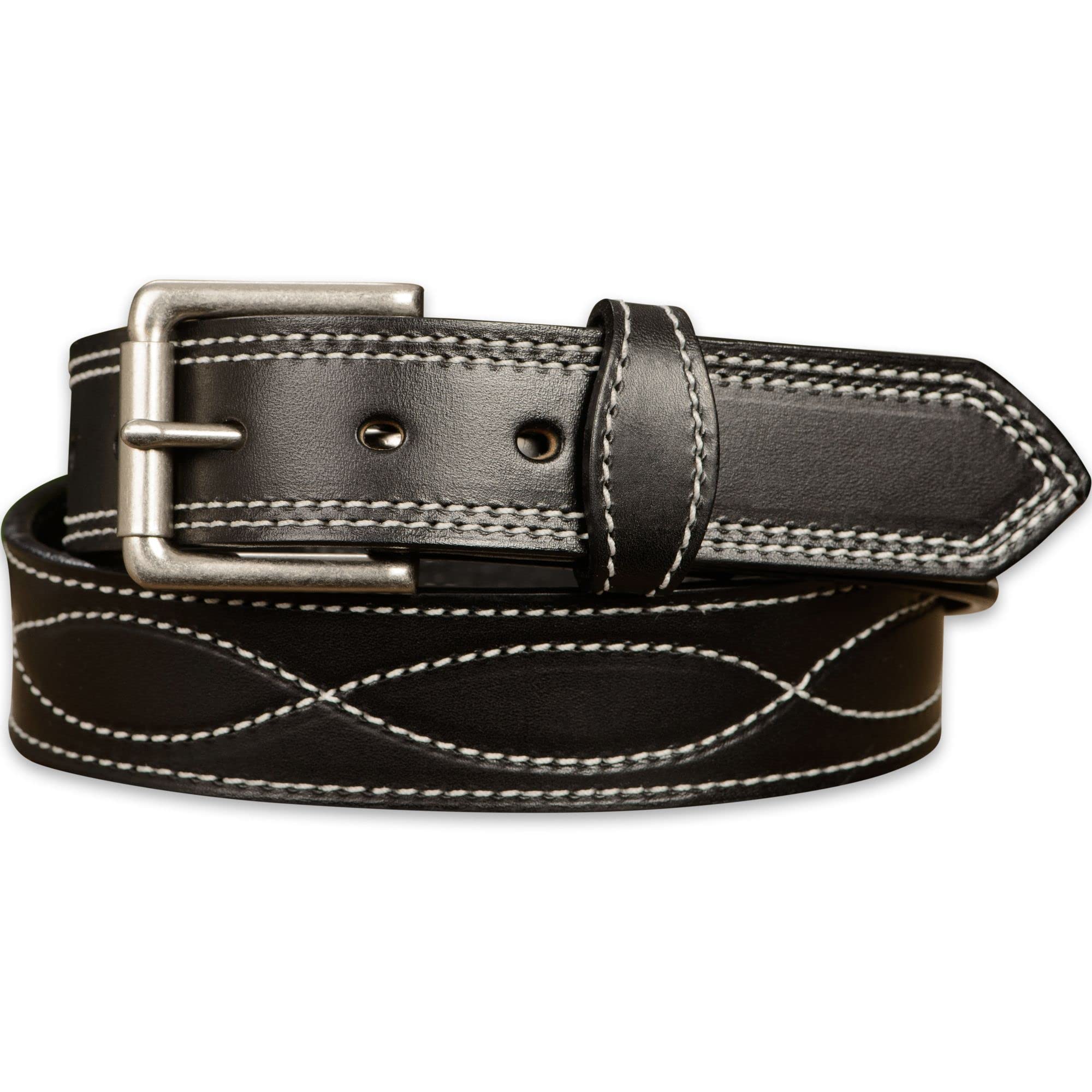 Bullhide Belts Mens Leather Belt for Work Casual Dress 1 50 Wide