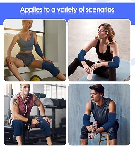 Miniatura 6 de Bolsa de hielo para codo y rodilla para lesiones, terapia de frío, paquetes de recuperación de gel reutilizables para tobillo, muñeca, pantorrilla,