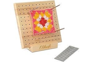 Olikraft Granny Square Blocking Board: Crochet Wizardry for Perfect Squares!