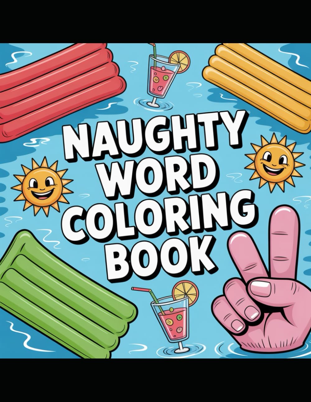Naughty Word Coloring Book: Bold Designs for Adult Stress Relief: Adult Coloring Book