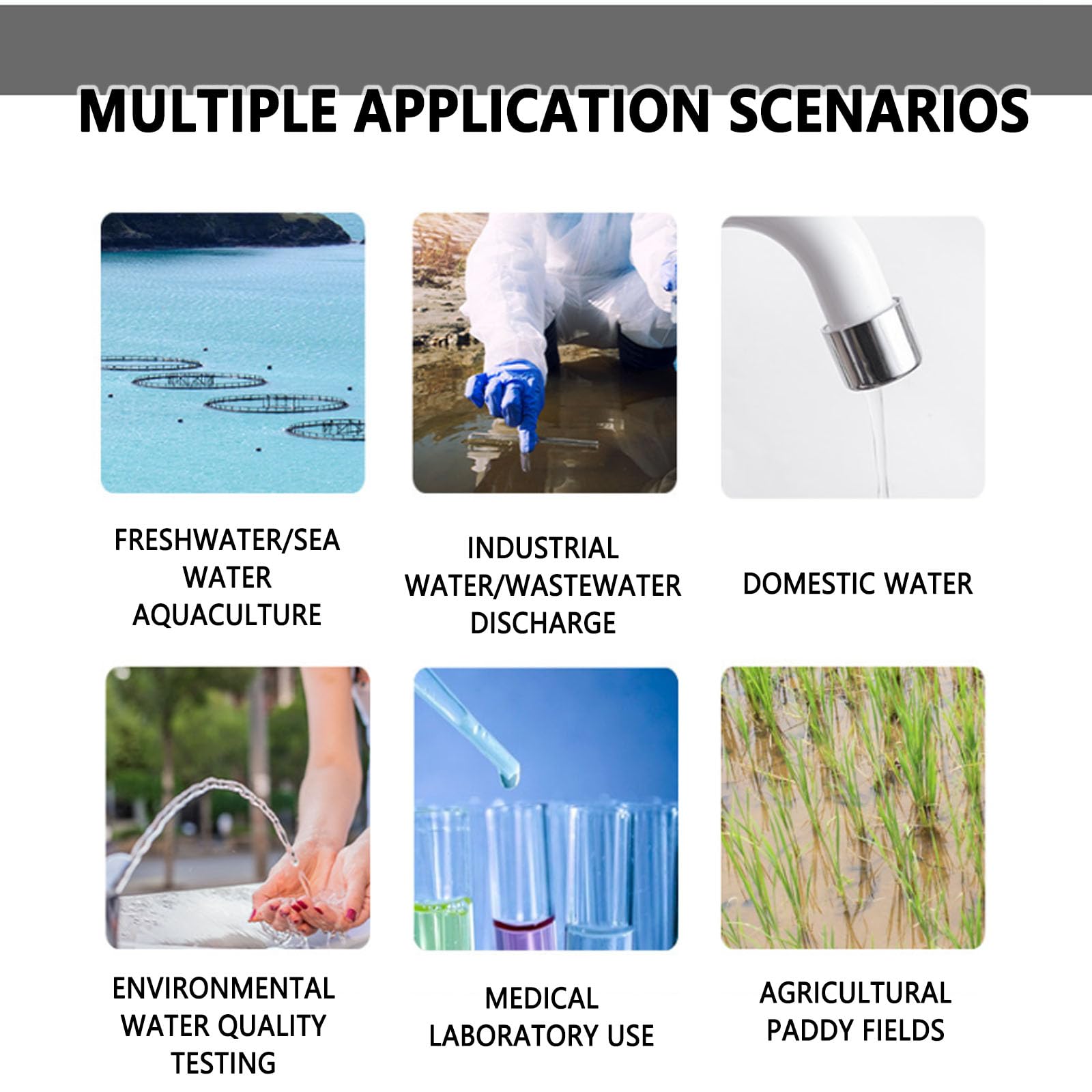 Misuratore di PH Portatile, DO Misuratore Multiparametrico Digitale Grande LCD Disciolto Ossigeno con ATC 99 Funzione di Memoria per Acqua Marina Acquacoltura e Coltivazione