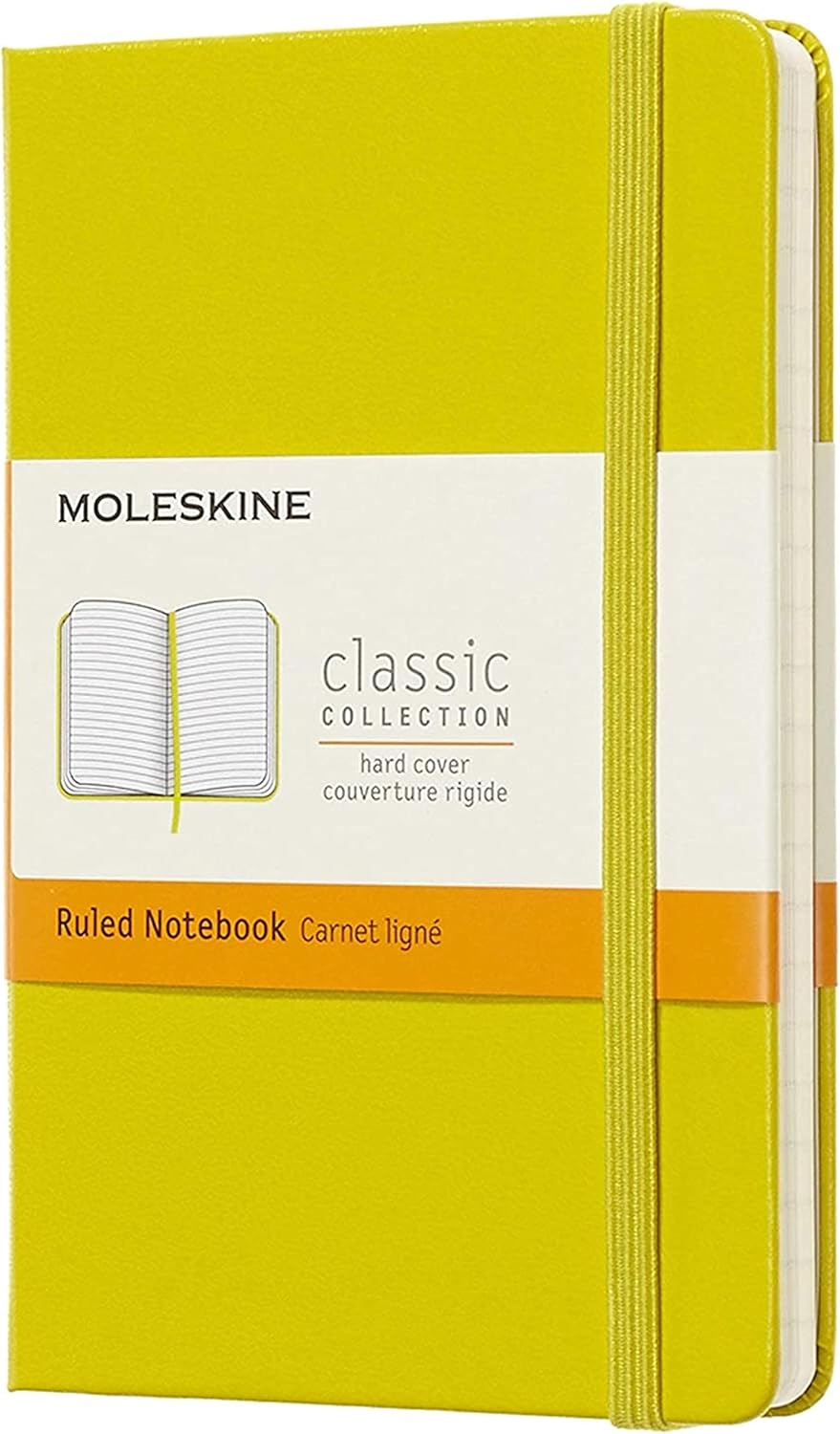 Moleskine Classic Hard Cover Notebook Ruled Pocket Dandelion