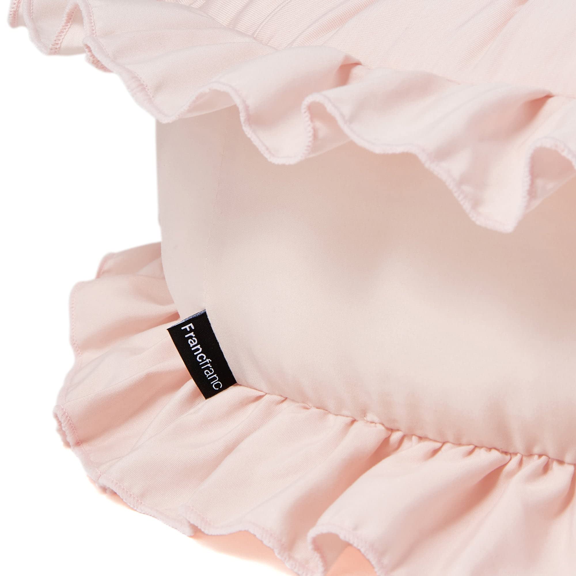 Amazon｜Francfranc フランフラン ひんやりギャザークッション フリル