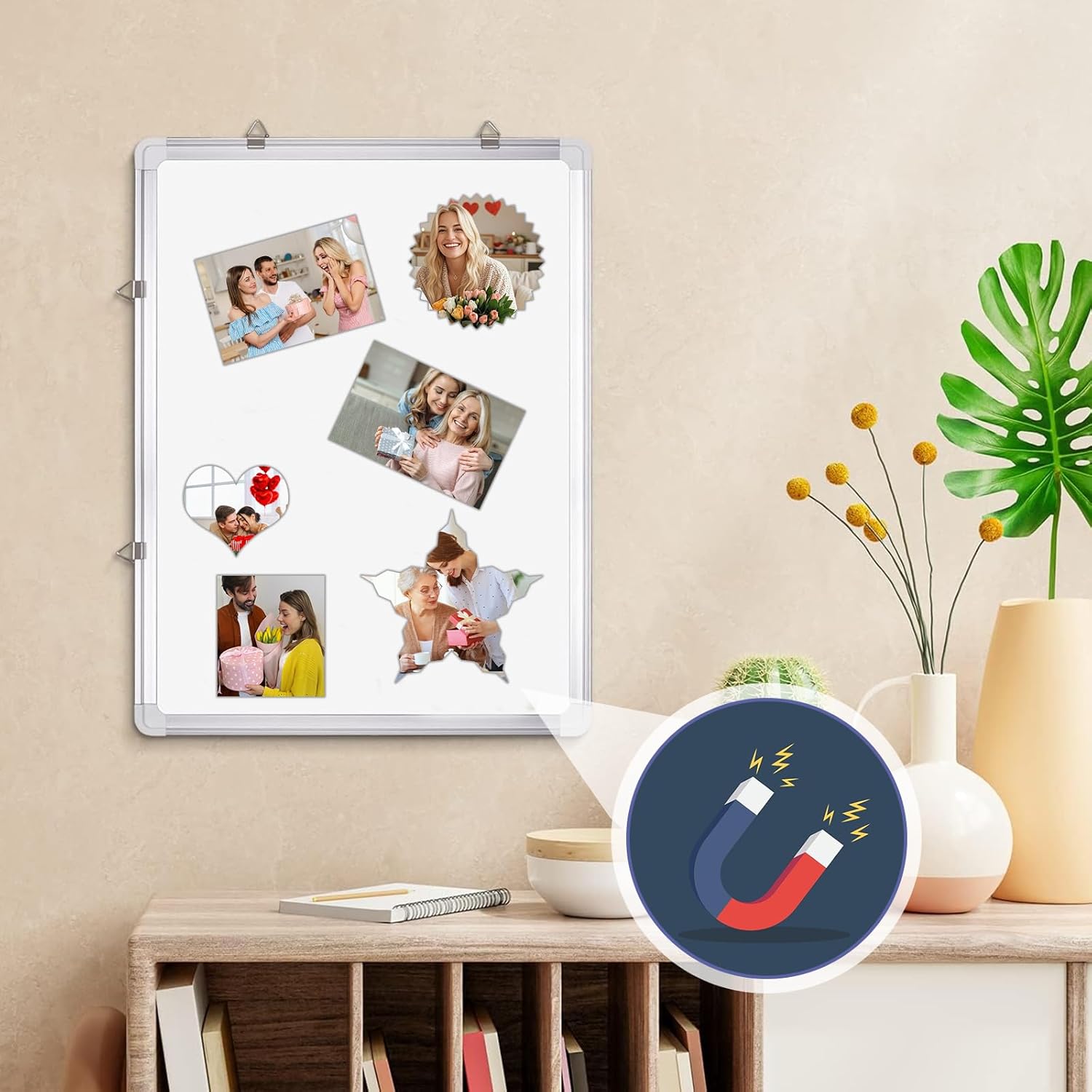 Printable Magnetic Sheets 8.5x11 Inches Matte Magnet Paper Sheet 36 Pcs Non Adhesive Magnetic Paper for Inkjet Printers, Flexible Magnet Photos for DIY Crafts