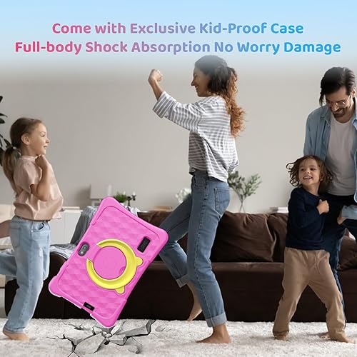 Miniatura 6 de Tableta para niños, tableta Android de 7 pulgadas para niños, 6 GB de RAM 32 GB ROM Quad-Core Tablet para niños pequeños con funda a prueba de