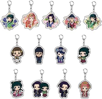 ISaikoy Set of 13 Anime The Apothecary Diaries Acrylic Keychain Double Side Kusuriya no Hitorigoto Pendant Keyring