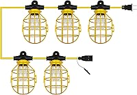Vista 10 de Sunlite EX50-14/2/SL cadena de luz portable amarilla de 50 pies con foco incandescente, EX50-14/2/SL, 150watts