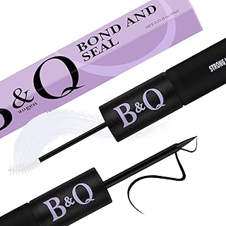 Lash Bond and Seal Lash Clusters DIY Eyelash Extensions Clusters Lashes Seal and Bond B&Q LASH (Bond+Clear Seal)