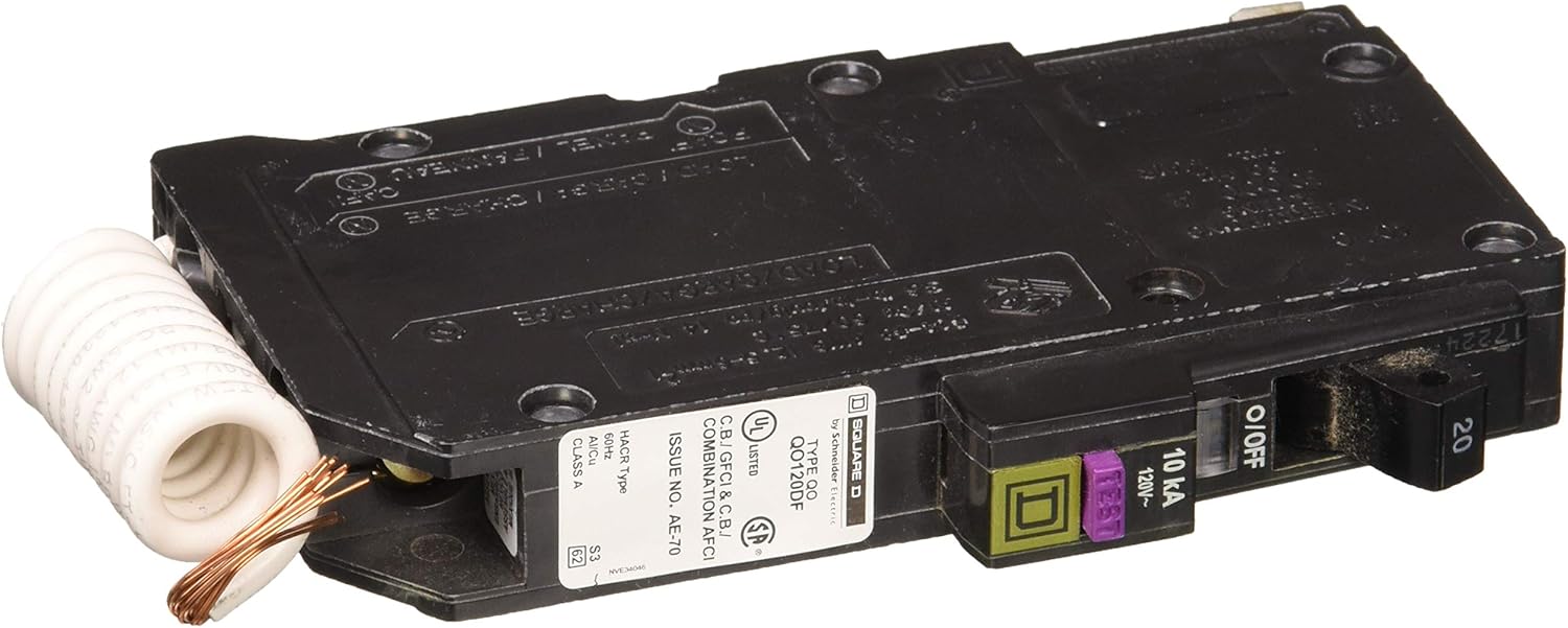 SCHNEIDER ELECTRIC Miniature Circuit Breaker 120V 20A QO120DF Switch Unfused Hd 100A Nema 44X5 316 Ss