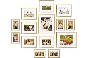 Giftgarden Gold Picture Frames: Elegance and Versatility for Your Memories