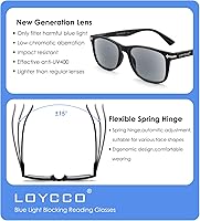 Vista 56 de 1/2/4/5 Pack Computer Reading Glasses Blue Light Blocking Readers Spring Hinge for Women Men