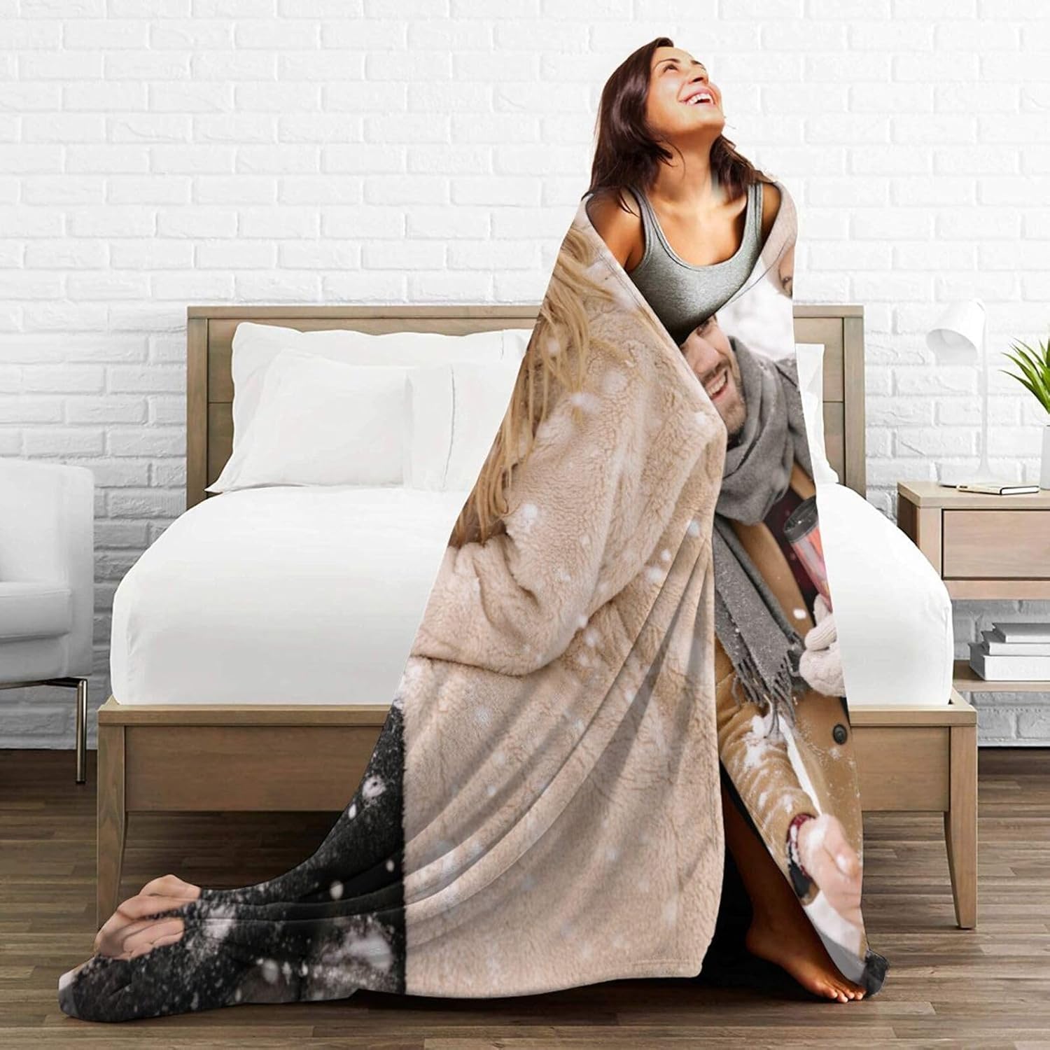 Coperta Personalizzata Con Foto In Flanella Morbida - 80x120 Cm, Regalo Unico Con Immagine Stampata, Lavabile - 3