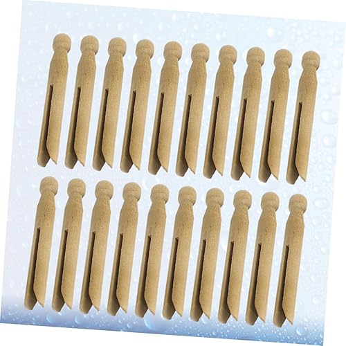 Miniatura 9 de Didiseaon Clips de fotos de madera de 4.3 in de largo para mensajes de notas postales para bricolaje dic